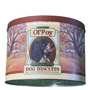 Ol Roy biscuit tin, commemorative edition from 1994-1995 named after Sam Walton